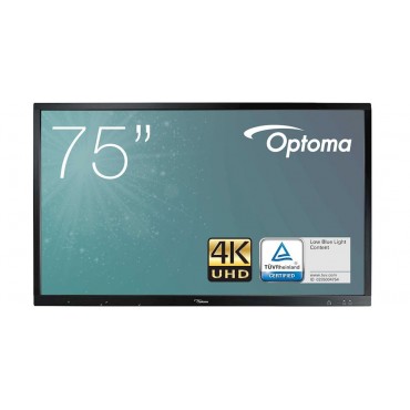 Optoma OP751RKe 75" 4K touch monitor