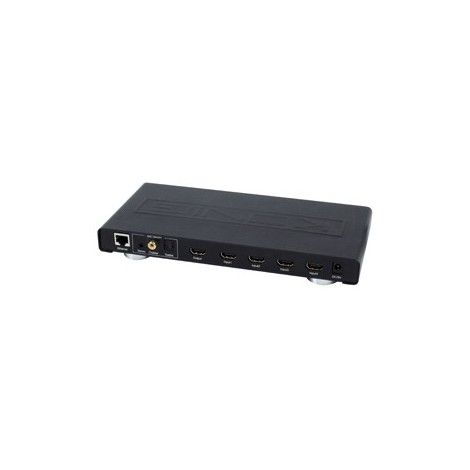 4-Voudige HDMI switch met audio en ethernet